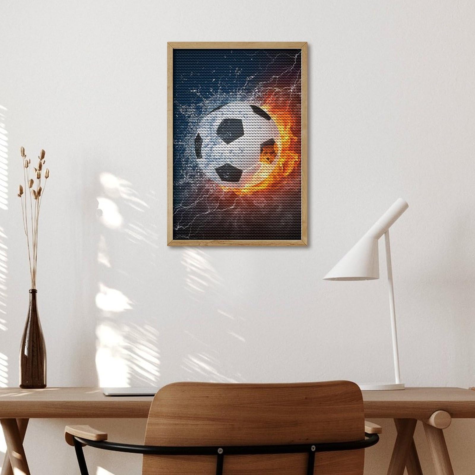 Amazon | ダイヤモンドアート サッカーボール (2) ダイヤモンド絵画 5D